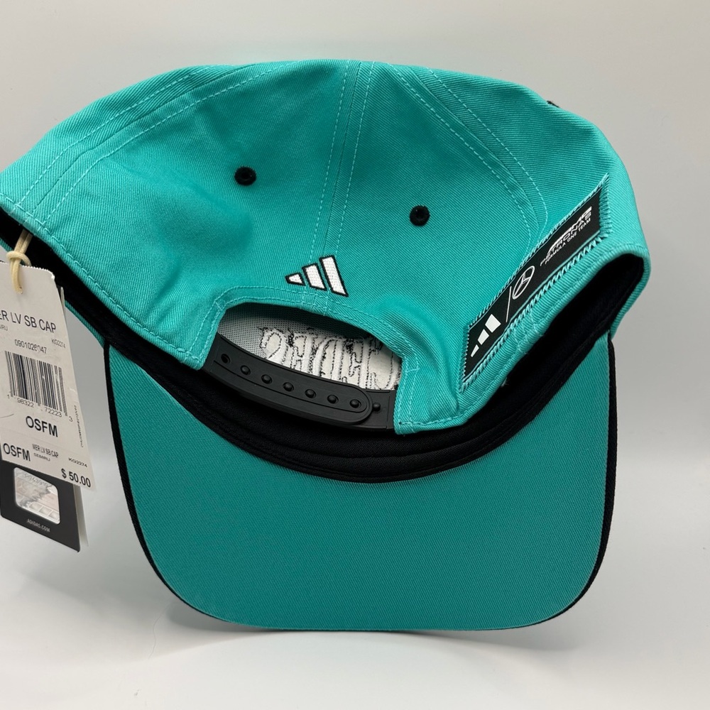 Adidas Mercedes AMG Petrona Formula One Team Las Vegas Snapback Cap Hat F1 - Picture 5 of 8